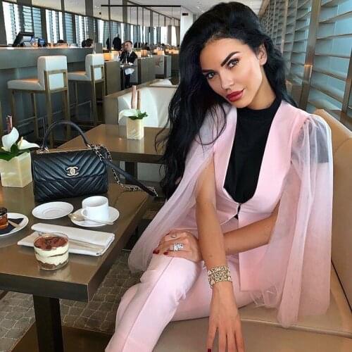 2020 Fall Winter New Style Pink Casual Cardigan Tops Trumpet Sleeve V-neck Fashion Ladies Elegant Loose T-shirt New Streetwear