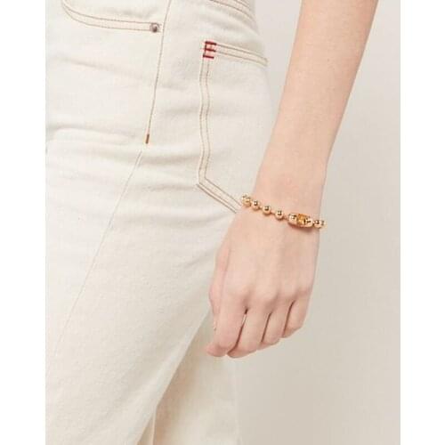 LUNA CHIAO 2020 Spring Summer Ball Chain Bracelet Chic Style Chunky Statement Bracelets for Women