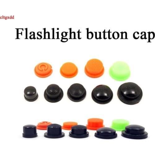 20X Tail Button Switch Hat Waterproof Dwaterproof Rubber Button Led Charge Glow Flashlight Button Switch Accessories Seal Rubbe