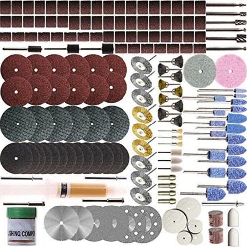 217Pcs/set Rotary Accessory Mix Set For Drill Dremel Grinding Sanding Polishing