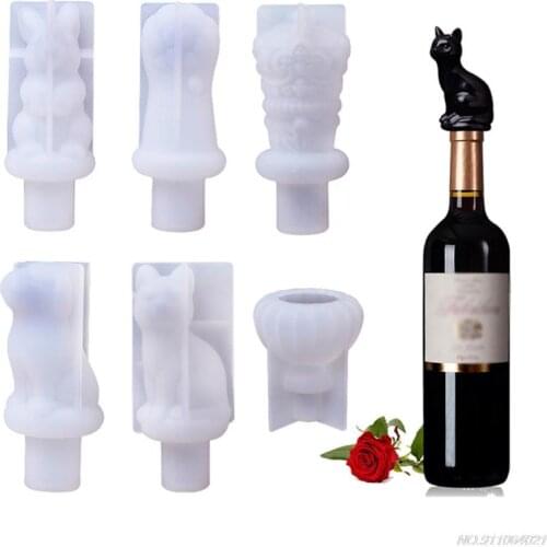 FreeShip Sealed Silicone Wine Stopper Mold-reusable Silicone Mold-beverage and Wine Bottle Stoppers Mold DIY Tools 10 wholesales