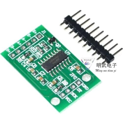 Dual Channel HX711 Weighing Pressure Sensor 24-bit Precision A/D Module for arduino DIY Electronic Scale connector