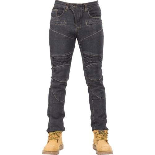 Cross-country racing jeans pants/motorcycle pants / protective motorcycle racing trousers / with protector 718