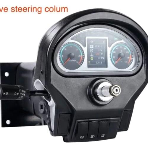 Wheel loader steering column wheel loader instrument