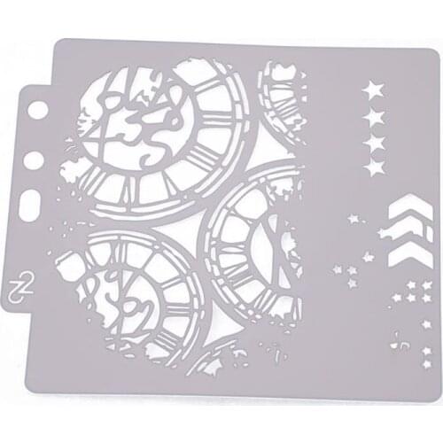 Wheel Stencils Template Painting Scrapbooking Embossing Stamping Album Card DIY Crafts E56C