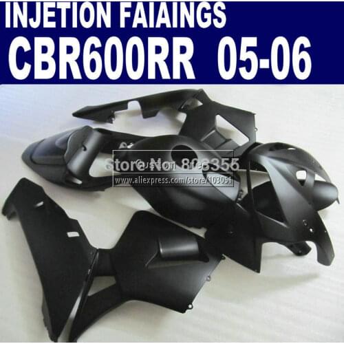 ABS Injection body fairings set for Honda matte black CBR 600RR fairing CBR 600RR 2005 2006 CBR600RR 05 06 motorcycle bodykit