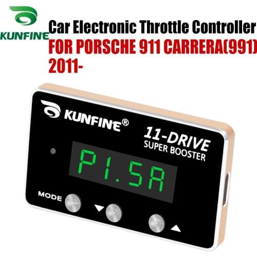 KUNFINE Car Electronic Throttle Controller Racing Accelerator Potent Booster For PORSCHE 911 CARRERA(991) 2011-After Tuning Part