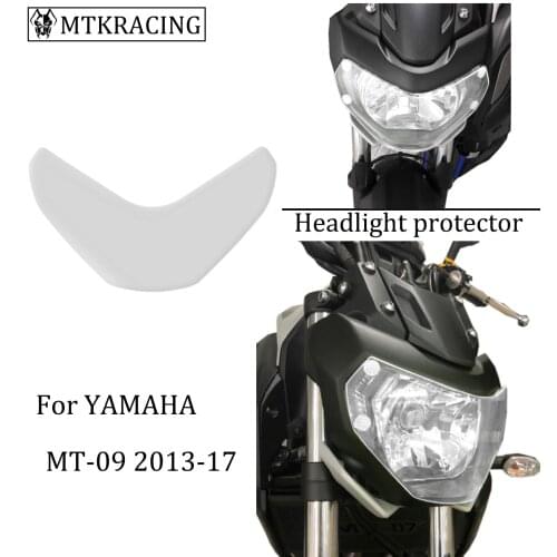 MTKRACING FOR YAMAHA MT-09 MT09 2013-2016 MT-07 MT07 2018-2020 Headlight protector cover screen lens 2013 2014 2015 2016
