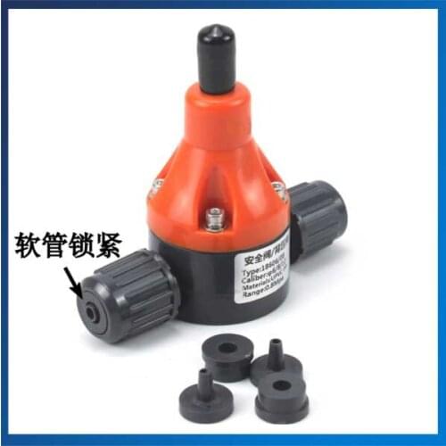 UPVC Plastic Check Valve Hose Relief Valve For 6/8mm pipe