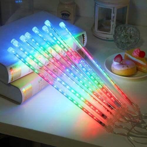 Multi-color 20CM Meteor Shower Rain Tubes AC100-240V LED Christmas Lights Wedding Party Garden Xmas String Light Outdoor