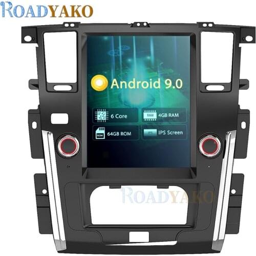 Tesla Style 12.1Inch Android For Nissan Patrol 2013 2014 2015 2016 2017 (A/C) Middle Car Radio Stereo GPS Navigation Multimedia