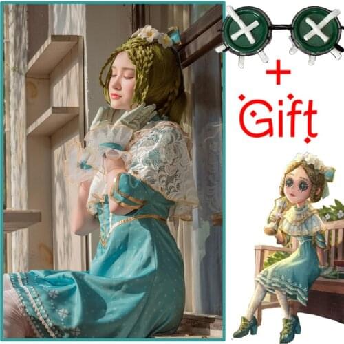 Game Identity V Cosplay Costumes Doctor Emily Dyer Cosplay Dress Costume Halloween Carnival Party Women Cosplay Costume