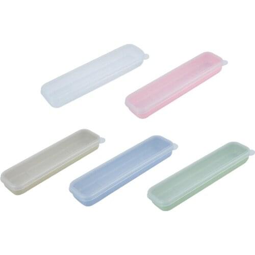 100Pcs Portable Wheat Straw Cutlery Box Set Portable Wheat Straw Cutlery Box Set Stainless Steel Straw Wheat Box Tableware Case