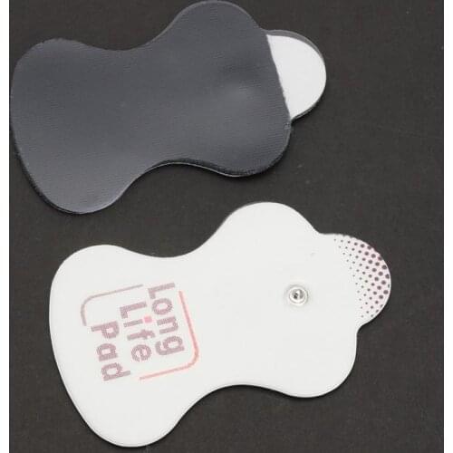 40pcs Electrotherapy Large Long Life Pads for tens ems Electrical stimulation massager with print 2.2mm stud