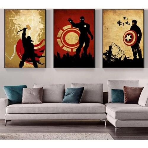 5D DIY Diamond Painting Avengers Iron Man Captain America Marvel Movie Superhero Comics Diamond Embroidery Mosaic Home Decor