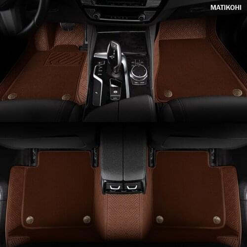 MATIKOHI Custom car floor mats for Chevrolet Captiva Cruze Sonic Camaro Equinox Sail Spark Aveo Blazer epica Cavalier Trax foot