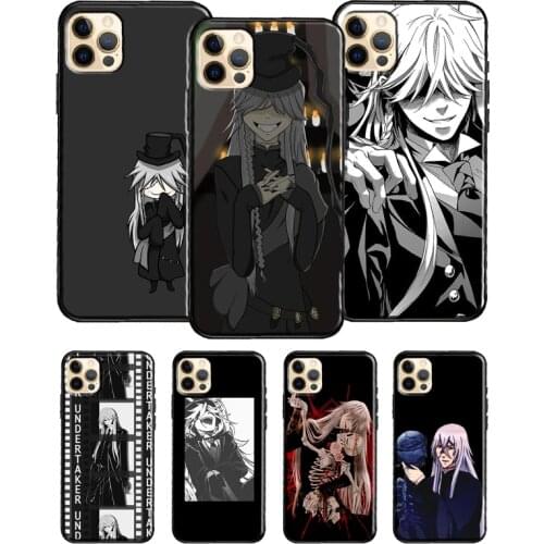 Undertaker Black Butler For iPhone 12 Pro Max Mini 7 8 Plus Phone Case For iPhone 11 Pro Max XS XR X SE 2020 Cover