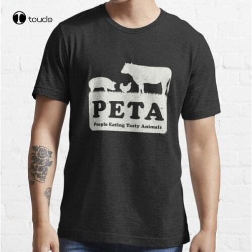 Peta - People Eating Tasty Animals (White) T-Shirt Tee Shirt