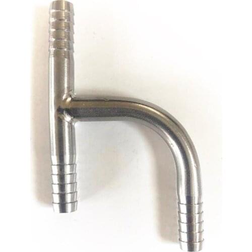 H-shape 304 stainless steel barbed tee Joint ,Home brewed BEER hose connection adapter, American standard food grade material