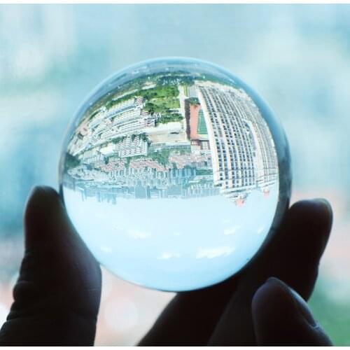 2/3/4/5CM Photography Crystal Round Seed Beads Clear Color Magic Natural Glass Balls Home Decor Wedding Decoration Tool