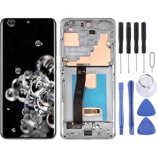 IPartsBuy for Galaxy S20 Ultra Original Dynamic AMOLED Material LCD Screen and Digitizer Full Assembly