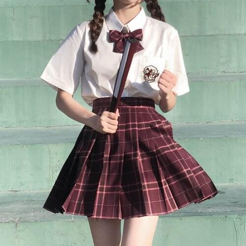 JK011 Woman School Uniforms Sexy Collage Student Sailor Party Cosplay Costume Japanese JK Suit Girls Pleated Skirt with Bow Tie