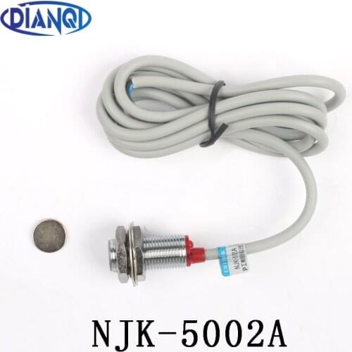 DIANQI magnet Inductive Proximity Sensor,NJK-5002A PNP NO Magnetic induction Proximity Switch hall sensor switch