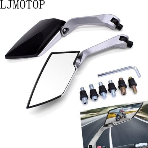 1 Pair Motorcycle RearView Mirror Handlebar Side Mirrors 8 10mm For Suzuki GSF1200 GSF1250 GSF650 BANDIT vz 800 DL1000 DL650