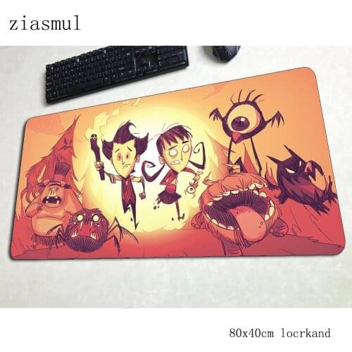 Dont starve mouse pad 80x40cm gaming mousepad Christmas gifts office notbook desk mat Adorable padmouse games pc gamer mats