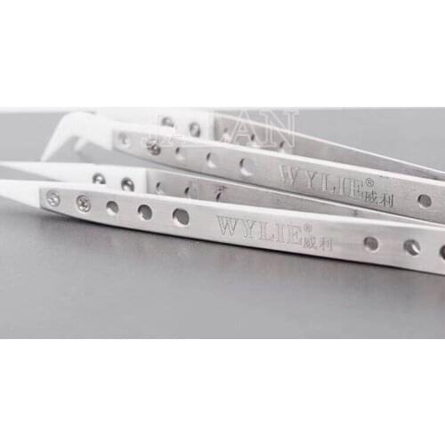 WL-14H Precision Soldering Curved Straight Tip Forceps for phone repair Anti-static Tweezers Set Electronic ESD Tweezers Tool