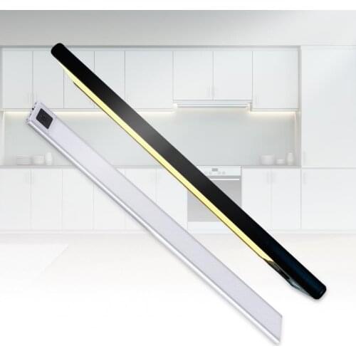 Under Cabinet Lights Stepless Dimming Wireless Ultra Thin Stick on Magnet Night Light for Indoor Cupboard