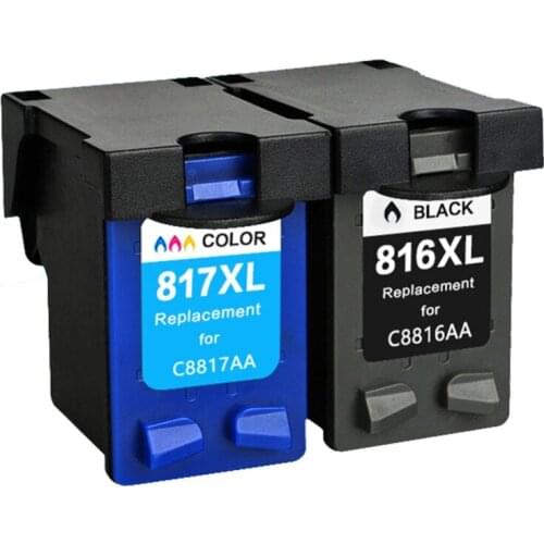 YI LE CAI Compatible ink cartridge for HP 817XL 816XL DeskJet 5168 PSC 1118 1218 318 1406 1408 816 817