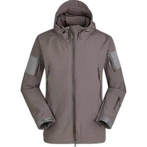 Outdoor Sport Softshell TAD Tactical Jacket Sets Men Camouflage Hunting Clothes Military Coats For Camping Hiking Hooded Jacket