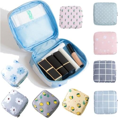 10 Kinds Of Style Toilet Napkin Storage Bag Canvas Cushion Makeup Bag Coin Bag Jewelry Organizer Credit Card Tampon Packing Bag