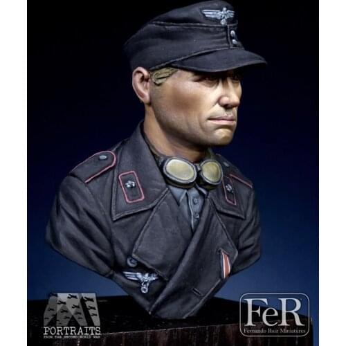 1/16 Panzertruppen, Arnhem, 1944 Resin kit Bust GK Military theme of World War II Uncoated No colour