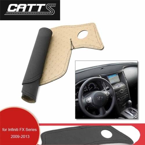 1PC Leather Sunshade Mat Car Dashmat Dashboard Protective Pad Cover Dash For Jaguar XF 2008-2015 Left Driving