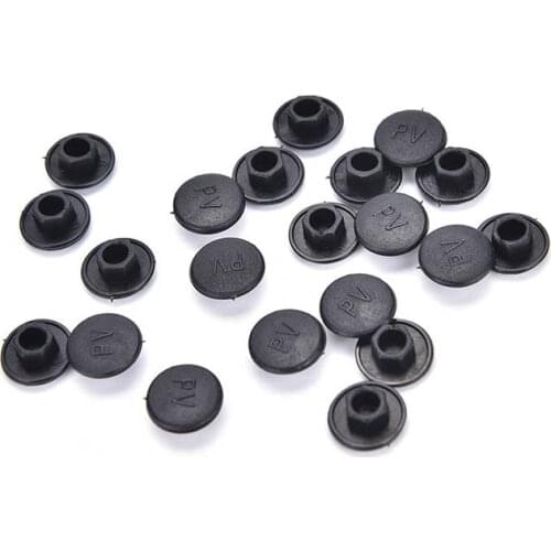 20PCS Brand New Black Hex Socket Allen Bolt Screw Nut Hexagon Head Cover Cap Protector Fasteners Screws Covers Caps M5-24