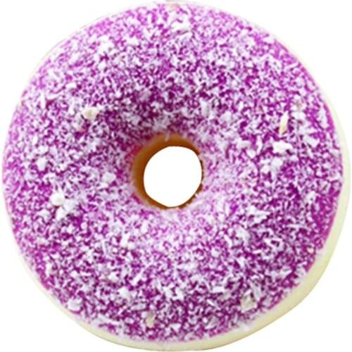 3# Kids Simulation Donut Toys Squishy Squeeze Stress Reliever Soft Colourful Doughnut Scented Slow Rising Toys Drop Ship Toys