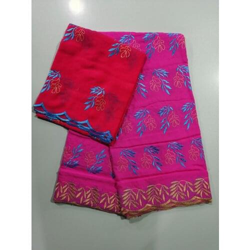 5+2 Yards Blue African Swiss Voile Lace Wedding Women dress High quality Cotton Embroidery Swiss Voile Laces in Switzerland YCS