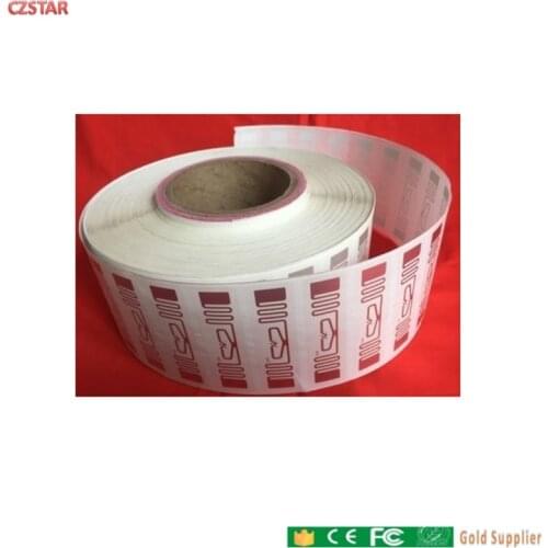 Impinj monza M5 chip E52 antenna UHF RFID tag passive RFID labe wet inlay 915mhz 868mhz 6C smart tag self-adhesive