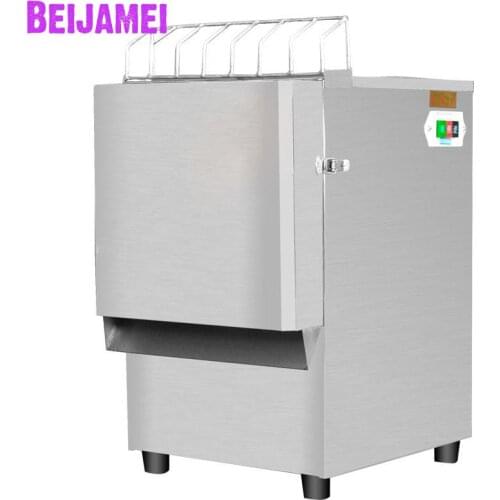BEIJAMEI New Arrival 400KG/H Electric Vegetable Potato Slicer Machine Commercial Potato Slicer Shred Machine Price