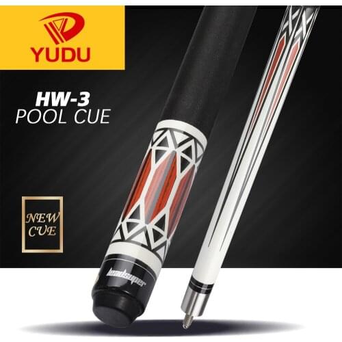 YUDU New Arrival HW-3 Billiard Pool Cue 13mm Tip North American Solid Maple Shaft Professional Billard Stick Kit Factory Outlet