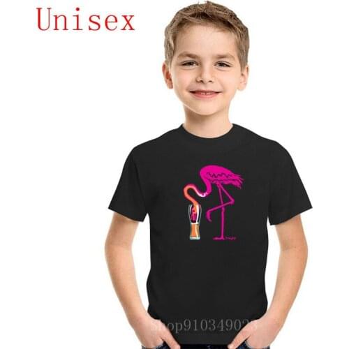 Flamingo-ing-going-gone kid T Shirt 2020 Summer hot sale childrens T Shirt Cotton Kpop Harajuku boys Short Sleeve girl clothes