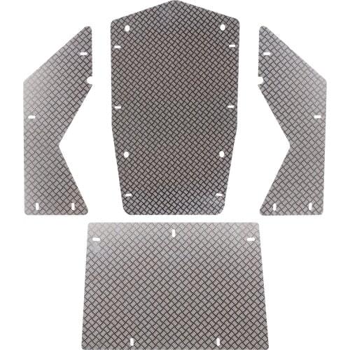 For Axial Wraith 90018 Aluminium Alloy Engine Hood Panel Roof Panel Side Panel Skid Plate RC Car Body Protector