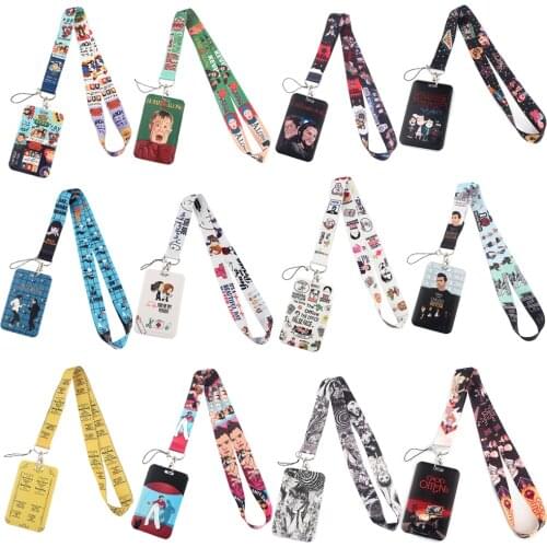 DZ1234 Fashion Magic Academy Neck Strap Lanyards Keychain Holder ID Card Pass Hang Rope Lariat Lanyard Key Chain Friend Gifts