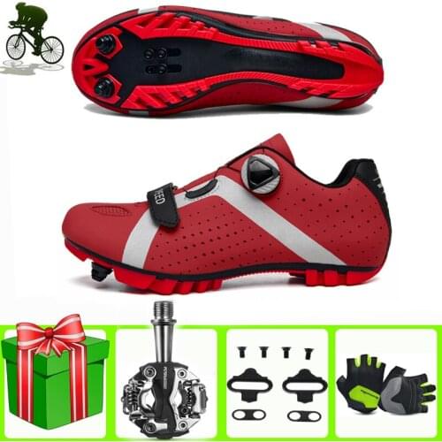 Cycling Shoes Men Sapatilha Ciclismo Mtb Mountain Bike Ultralight Bicycle Sneakers Women Self-Locking Athletic Racing Sneakers
