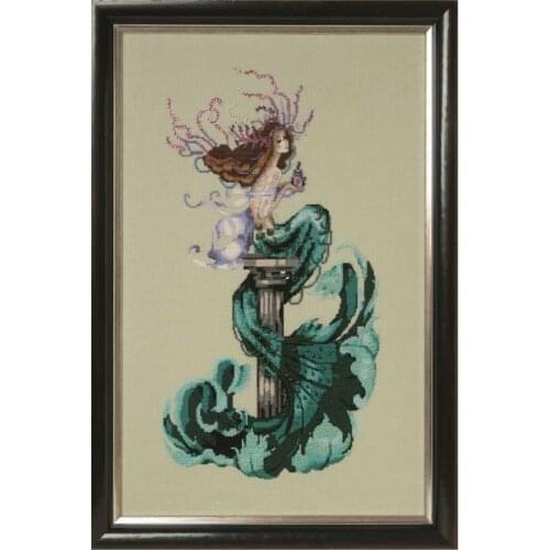 Md173 - Dream Mermaid cross stitch kit aida fabric 18ct 14ct canvas cotton thread embroidery kits