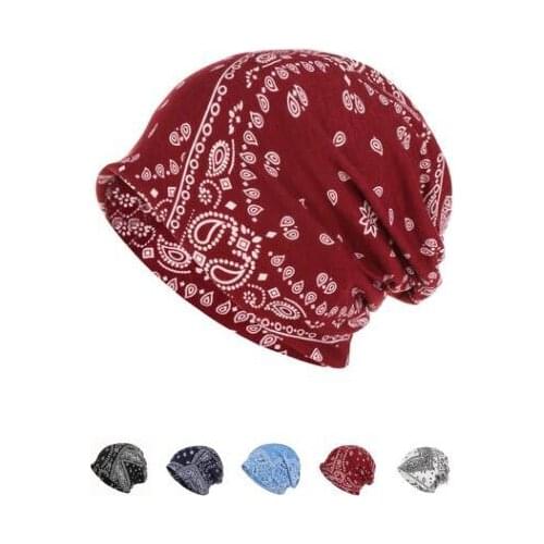 Male Lady Soft Cotton Cycling Cap Breathable Quick Dry Pirate Hat Moisture Wicking Sunshade Head Cover Headscarf Cycling Bandana