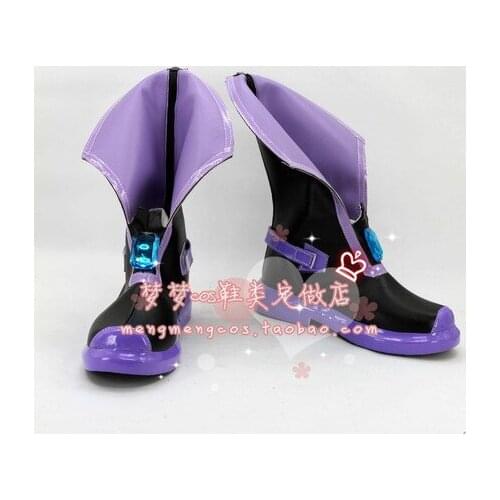 Hyperdimension Neptunia Neptune/Ultra Dimension Purple Cosplay Shoes Boots