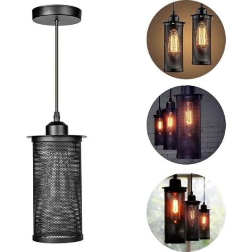 Modern Industrial Style LED Pendant Light Loft Retro Metal Mesh Net Aisle Hanging Light Porch For bar Living dining room hallway